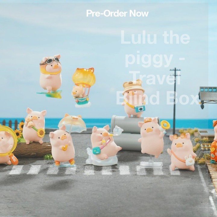 TOYZEROPLUS×CICI'S STORY 子豚lulu トラベル トレーディングフィギ