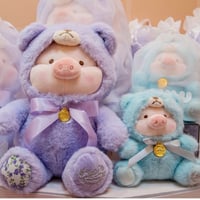 TOYZEROPLUS×CICI'S STORY 子豚 LULU 限定品　Violet テディーベア　25CM