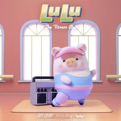 TOYZEROPLUS×CICI'S STORY 子豚lulu フィットネス　クラブ　トレーディングフィギュア