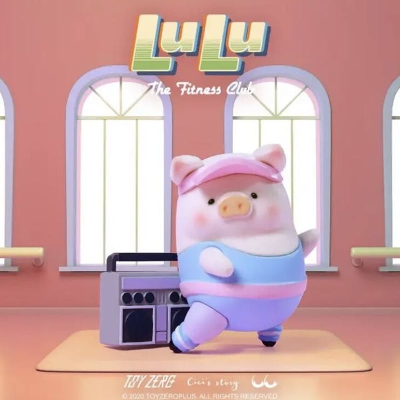 TOYZEROPLUS×CICI'S STORY 子豚lulu フィットネス クラブ TOYZEROPLUS×CICI'S STORY 子豚lulu フィットネス クラブ
