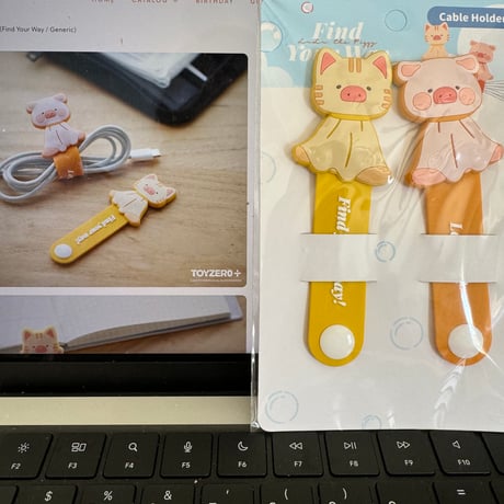 子豚Lulu Generic  / Find the way ケーブルホルダー　セット