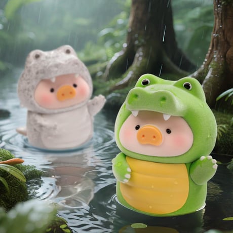 最新作　TOYZEROPLUS×CICI'S STORY 子豚 Animal Party Series トレーディングフィギュア