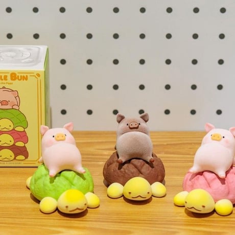 限定品　TOYZEROPLUS×CICI'S STORY 子豚lulu カメちゃんパン　トレーディングフィギュア