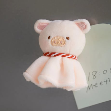 Lulu子豚 LULU THE PIGGY てるてる坊主　マグネット