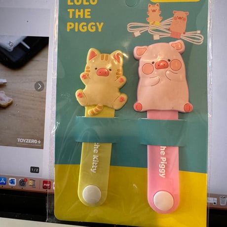 子豚Lulu Generic  / Find the way ケーブルホルダー　セット