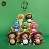 {フィギュア} URDU - FUKUHEYA GOOD LUCK BROWN 福部屋 Lucky Line Friend Series 2　ブラインドボックス  のコピー