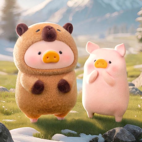 最新作　TOYZEROPLUS×CICI'S STORY 子豚 Animal Party Series トレーディングフィギュア