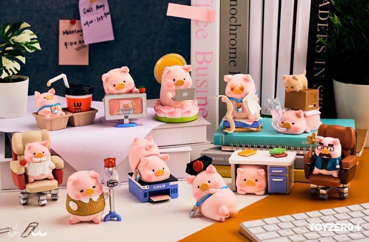 lulu 新作　Office　ボックス（8個）スペシャル有り 最新作 TOYZEROPLUS 子豚Lulu オフィス office トレーディング