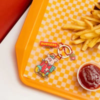 Lulu子豚 LULU THE PIGGY バーガー　キーチェーン