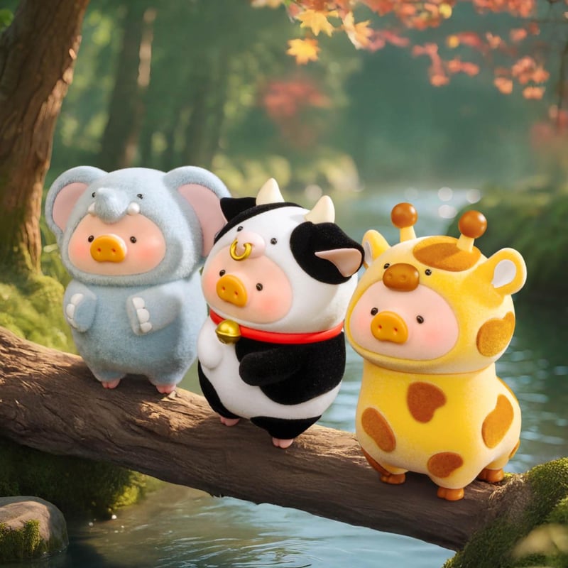 最新作 TOYZEROPLUS×CICI'S STORY 子豚 Animal Party Se