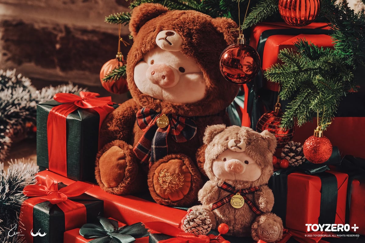 TOYZEROPLUS×CICI'S STORY 子豚 LULU クリスマス テディーベア 1
