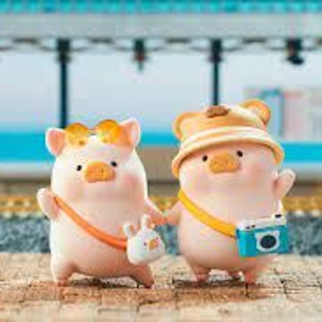 TOYZEROPLUS×CICI'S STORY 子豚lulu トラベル　トレーディングフィギュア