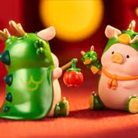 入荷しました、TOYZEROPLUS×CICI'S STORY 子豚 LULU 龍　ドラゴン　スペシャルフィギュア  限定品
