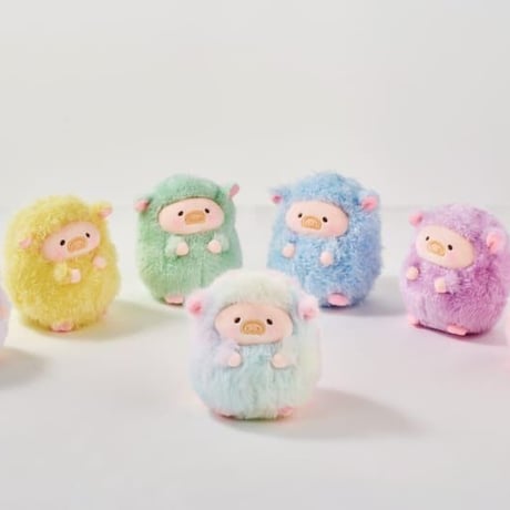 TOYZEROPLUS×CICI'S STORY 子豚LULU 「レインボーピッグウールぬいぐるみ」シリーズ