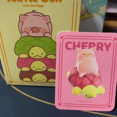 限定品　TOYZEROPLUS×CICI'S STORY 子豚lulu カメちゃんパン　トレーディングフィギュア