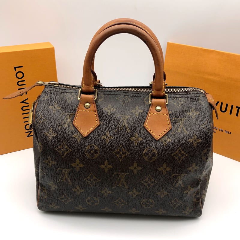 LOUIS VUITTON ルイヴィトン スピーディ25 モノグラム ハンドバッグ ...