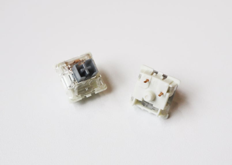 Gateron Pro Silver BOX V1 キースイッチ（クリア/シルバー/3