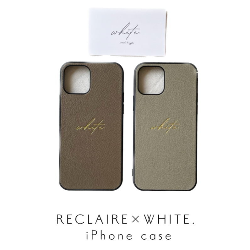 RECLAIRE×WHITE. コラボiPhoneケース | WHITE. home RECLAIRE×WHITE. コラボiPhoneケース | WHITE. home