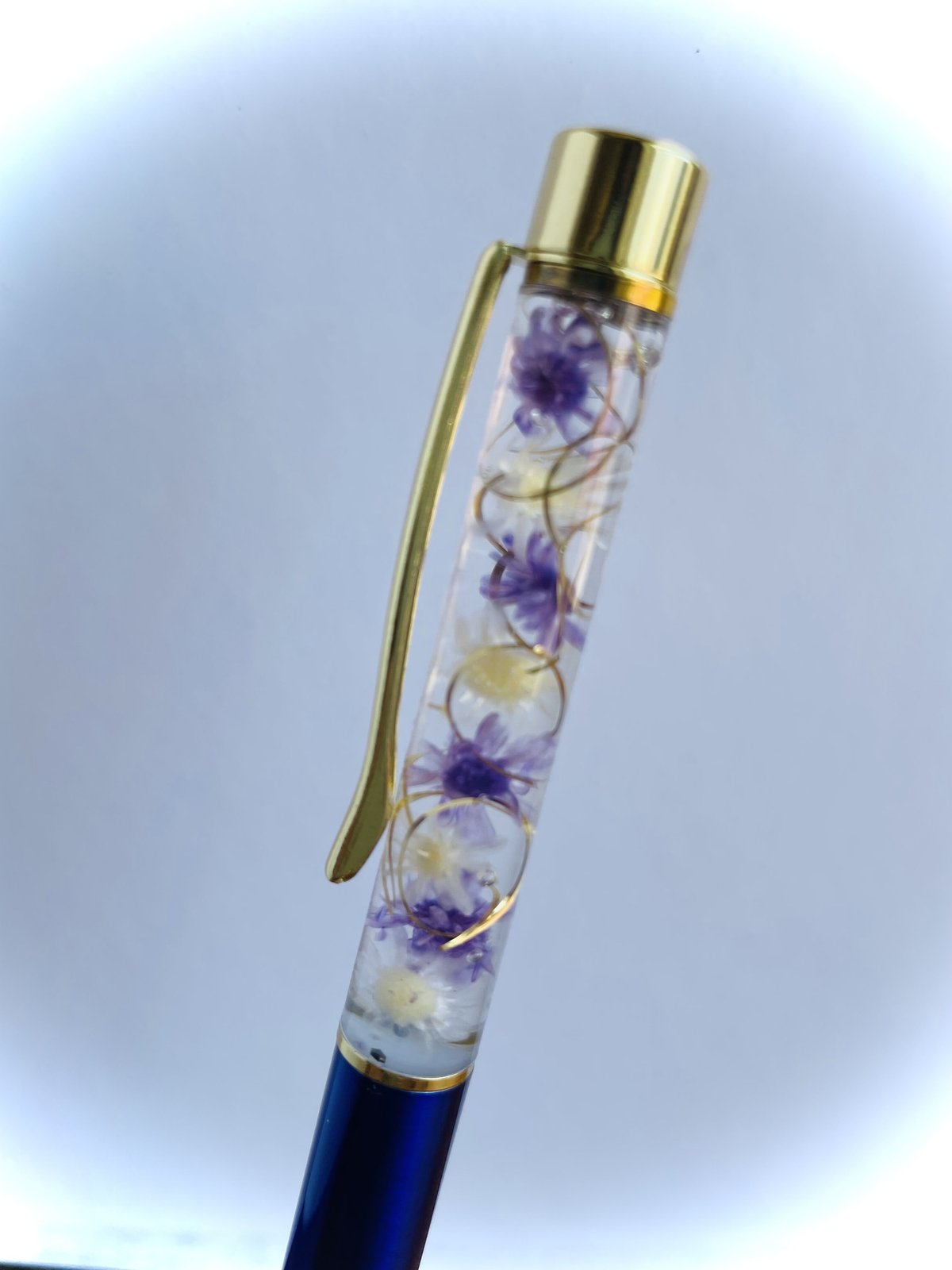 ハーバリウムボールペン② A-07 ハーバリウムボールペン 替え芯付き | mint-flower-basket