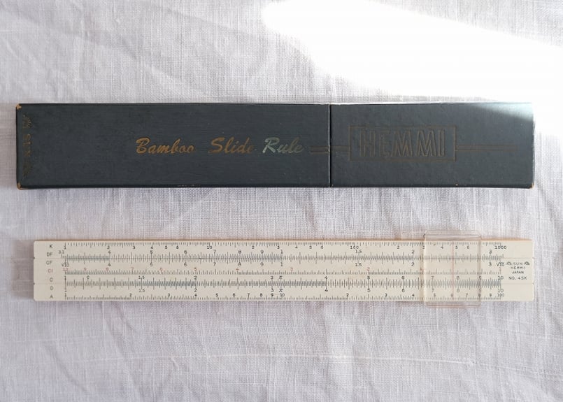 計算尺①HEMMI Bamboo Slide Rule | 古日