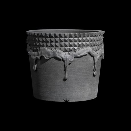 美原良 陶器鉢 雲龍 cylinder