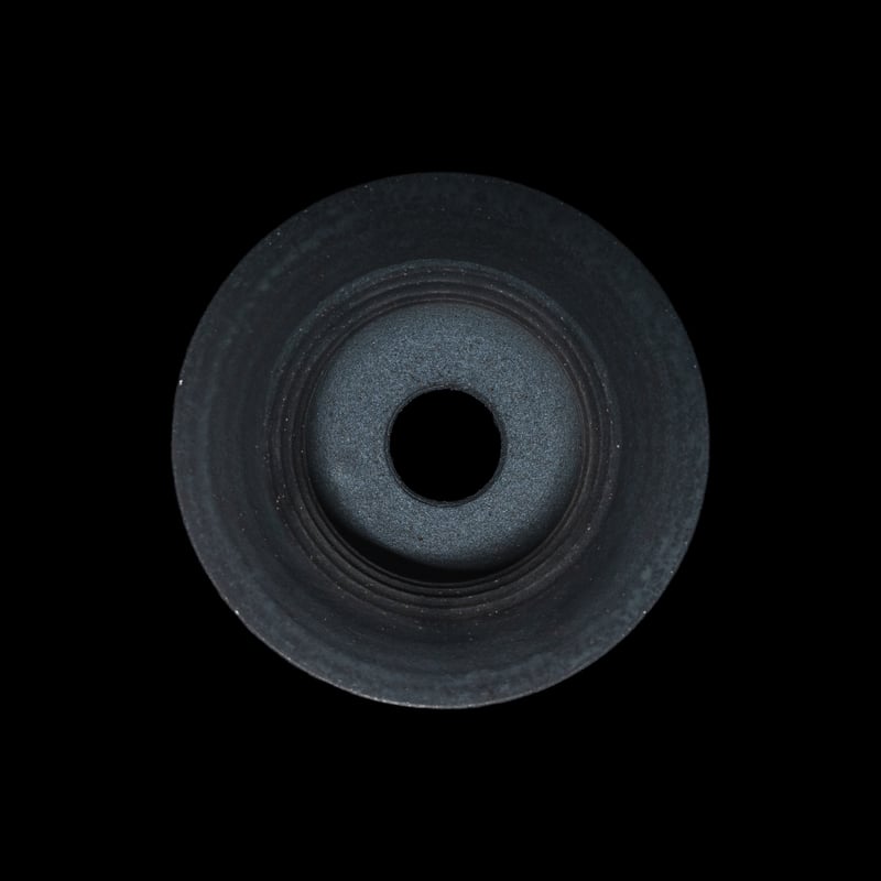 かみ山陶器 黒鉄釉中深ソリ鉢 | Ducks ( plants. )