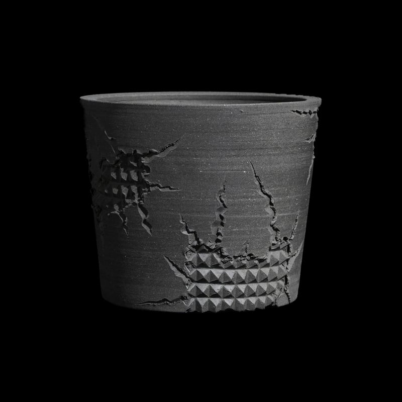 美原良　陶器鉢 美原良 陶器鉢 狼煙 cylinder | Ducks ( plants. )