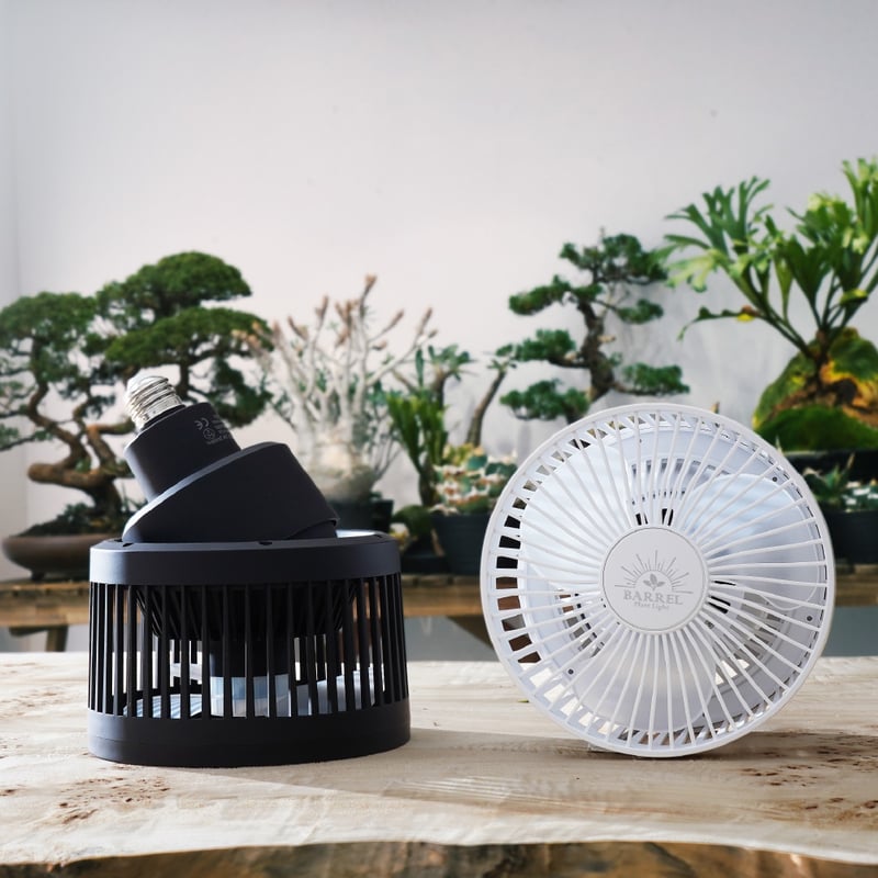 BARREL　エクメアムーヴ　サーキュレーター　ホワイト2個セット BARREL Circulator AECHMEA MOVE | Ducks ( plants. )