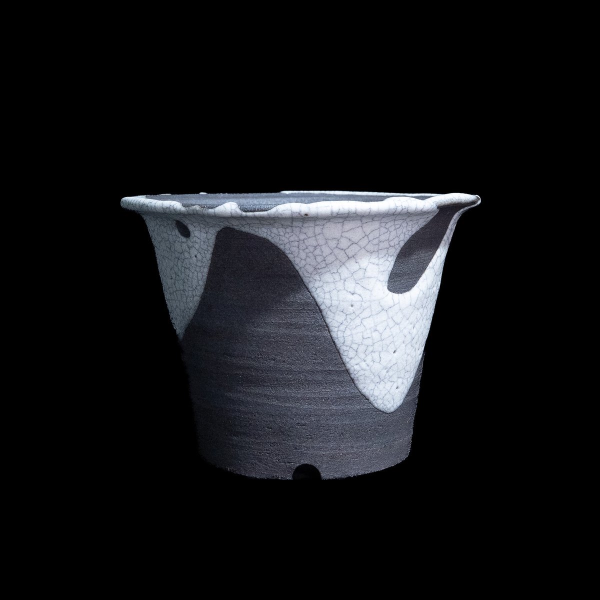 花壺 苔泥彩丸紋禅 苔泥彩漕花壷 文化遺産オンライン