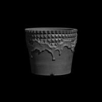美原良 陶器鉢 雲龍 cylinder