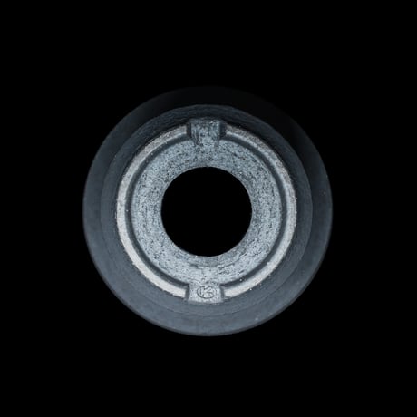かみ山陶器 黒鉄釉深ソリ鉢