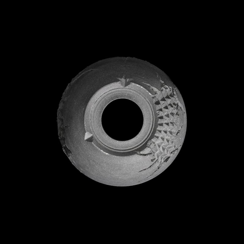 美原良 陶器鉢 遠雷 bowl | Ducks ( plants. )