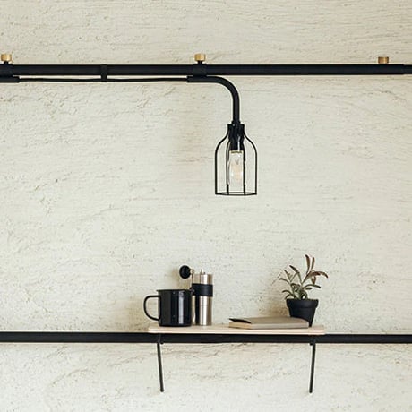 DRAW A LINE Lamp B Black 横取付 D-LB-BK