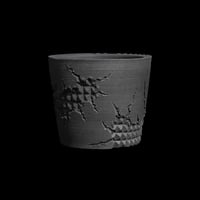 美原良 陶器鉢 狼煙 cylinder