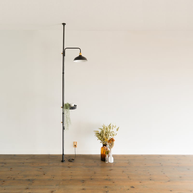 DRAW A LINE Lamp Arm S Black 縦取付 D-BLS-BK | Duc