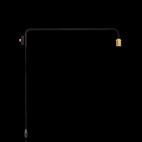 DRAW A LINE Lamp Arm L Black 縦取付 D-BLL-BK