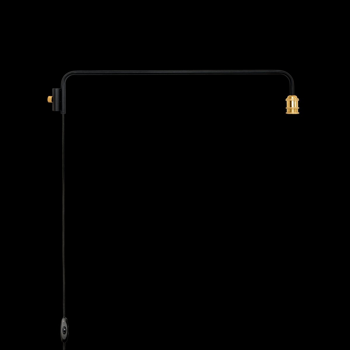 DRAW A LINE Lamp Arm L Black 縦取付 D-BLL-BK | Duc