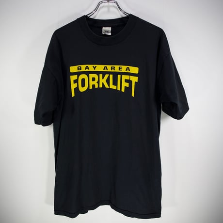 【Lサイズ】FORKLIFT プリント 古着 Tシャツ  バックプリント有り