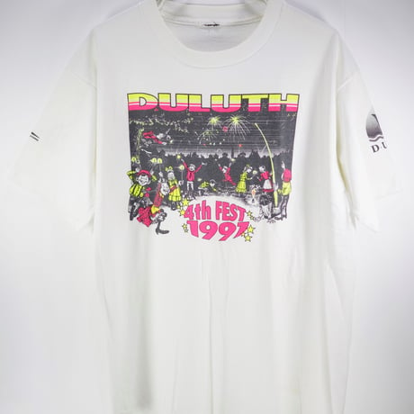 【Lサイズ】Duluth 4th Fest US古着 シングルステッチ Tシャツ  90s