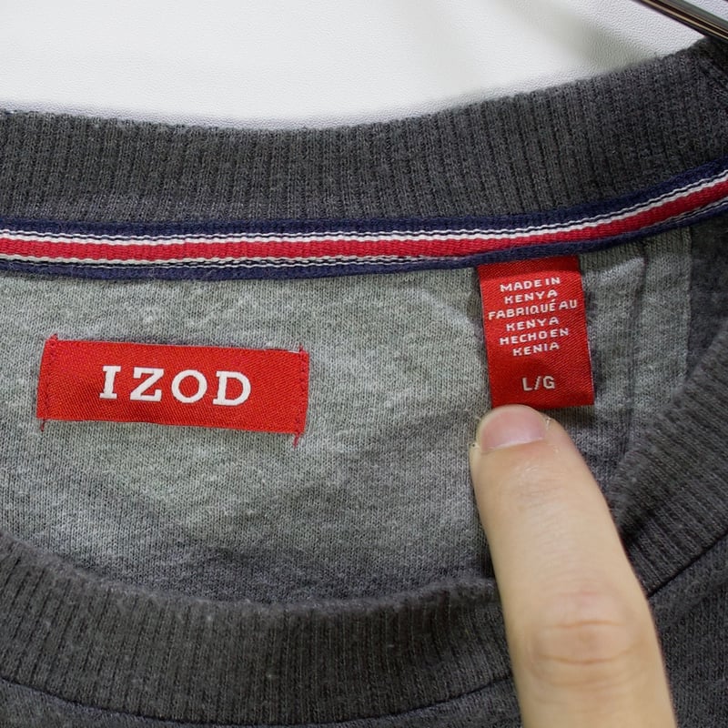 Lサイズ】IZOD ワンポイントロゴ 古着 スウェット | USED CLOTHING S...