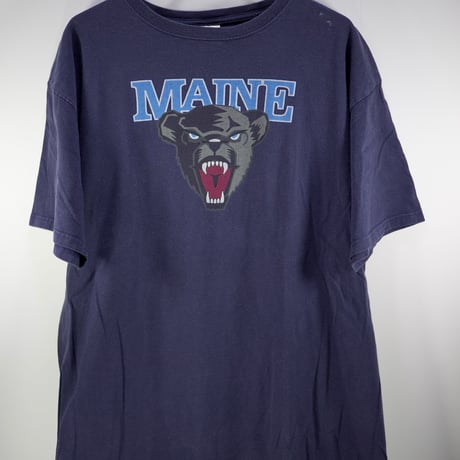 【XLサイズ】 University of Maine カレッジ 古着 Tシャツ