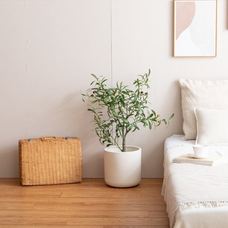 【フェイクグリーン】オリーブ 高さ85cm 光触媒シリーズ「Nature(ナチュレ)」