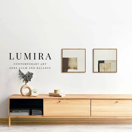 DUO(二重奏)アートシリーズ「LUMIRA (ルミラ)」2枚セット #01