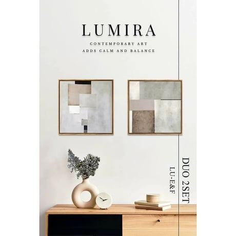 DUO(二重奏)アートシリーズ「LUMIRA (ルミラ)」2枚セット #03