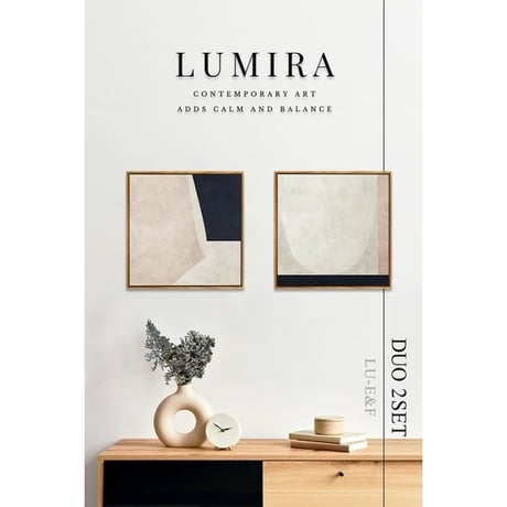 DUO(二重奏)アートシリーズ「LUMIRA (ルミラ)」2枚セット #02