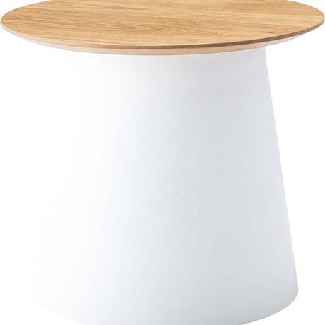 モダンな円形テーブル「Tienna(ティエーナ)」 小（天板：49cm 高さ42.5cm）