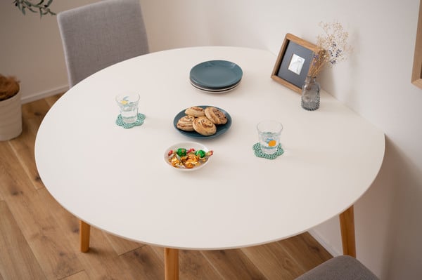 あ*様 壁付けできる円形ラウンドダイニングテーブル 楽天市場