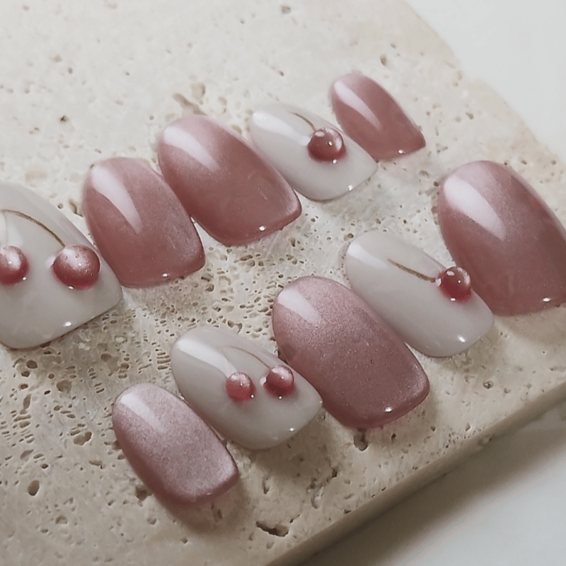 ⋆.⸜cherry×magnet⸝.⋆ネイルチップ | tomy.nailtip(14日以内発送)