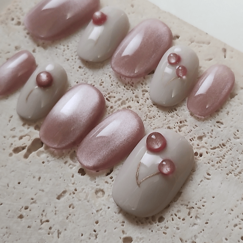 ⋆.⸜cherry×magnet⸝.⋆ネイルチップ | tomy.nailtip(14日以内発送)