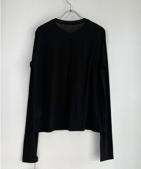 ♦️春物限定SALE♦️PRIORITY / シアーヘンリーネックPO